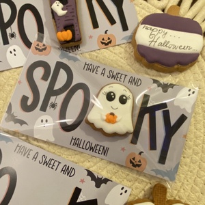Halloween-i mézeskalácsos ajándékkártya - Meska.hu