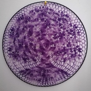 Lila életfa - baba - mama - baba játékok - babakocka - Meska.hu