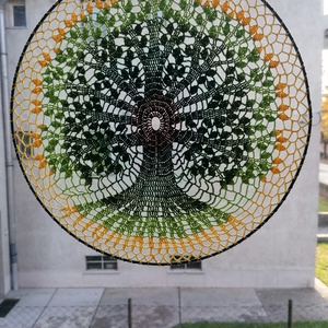 Őszi életfa - otthon & életmód - dekoráció - fali és függő dekoráció - álomfogó - Meska.hu