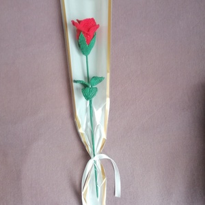 Piros rózsa  - otthon & életmód - virágdekoráció - virágok - szálas virág - Meska.hu