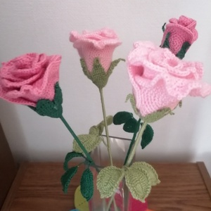 Rózsaszín rózsa  - Meska.hu