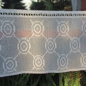 Múltból kapott örökség nyomán.-Horgolt ecrü vitrázs függöny - otthon & életmód - lakástextil - függöny és kiegészítő - vitrázs függöny - Meska.hu