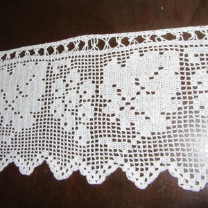 Vidéki őszi-szüret stílusosan Horgolt szőlő mintás vitrázs függöny - otthon & életmód - lakástextil - függöny és kiegészítő - vitrázs függöny - Meska.hu