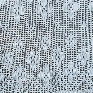 Provance 2.-Horgolt vitrázs,fehér csipke függöny apró hullámokkal - otthon & életmód - lakástextil - függöny és kiegészítő - vitrázs függöny - Meska.hu