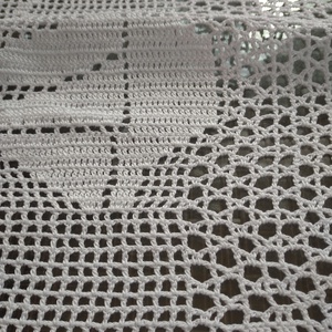 Vitorlázó nyár-Horgolt csipkés vitrázs fehér függöny  - otthon & életmód - lakástextil - függöny és kiegészítő - függöny - Meska.hu