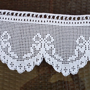 Masnik+Horgolt vitrázs csipke függöny  - otthon & életmód - lakástextil - függöny és kiegészítő - vitrázs függöny - Meska.hu