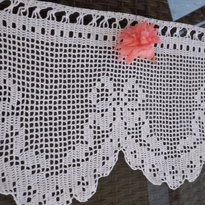 Masnik+Horgolt vitrázs csipke függöny  - otthon & életmód - lakástextil - függöny és kiegészítő - vitrázs függöny - Meska.hu