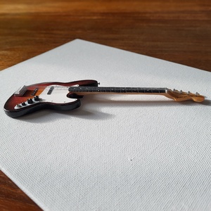 Fender Jazz Bass gitár makett - művészet - makett, modell - Meska.hu