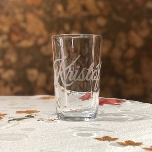 Névre gravírozott pohár készlet - otthon & életmód - konyhafelszerelés, tálalás - tálalás - pohár - Meska.hu