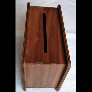 Dekoratív fa persely - otthon & életmód - dekoráció - asztal és polc dekoráció - persely - Meska.hu