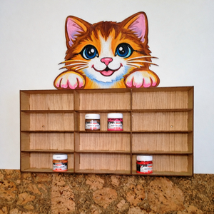 Cicás fali polc gyerekszobába � festhető fa tároló állatmintával, Otthon & Életmód, Bútor, Polc, Famegmunkálás, Gravírozás, pirográfia, MESKA