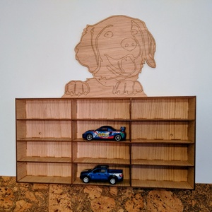 Kutyusos fali polc gyerekszobába � fa játék- és tárolópolc - otthon & életmód - bútor - polc - Meska.hu