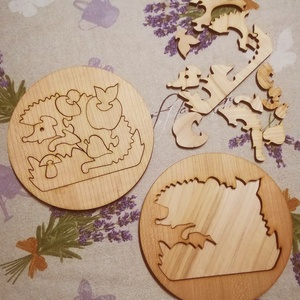 Süni kirakó � szerethető fa puzzle, fejlesztő és festhető ajándék - játék & sport - puzzle - hagyományos puzzle - Meska.hu