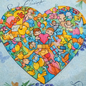 Szív alakú fa kirakó � Festhető DIY logikai puzzle gyerekeknek és különleges alkalmakra, Játék & Sport, Puzzle, Hagyományos puzzle, , MESKA