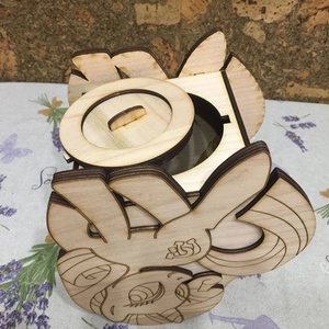 Unikornisos persely � Festhető fa persely gyerekeknek, kreatív DIY ajándék - otthon & életmód - dekoráció - asztal és polc dekoráció - persely - Meska.hu