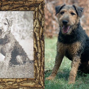 Fotó lézergravírozás fára � A5 méretű egyedi fa kép emlékekhez - otthon & életmód - dekoráció - kép & falikép - fából készült kép - Meska.hu