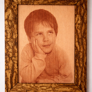 Fotó lézergravírozás fára � A4 méretű egyedi gravírozott kép páros emlékekhez, Otthon & Életmód, Dekoráció, Kép & Falikép, Fából készült kép, Famegmunkálás, Gravírozás, pirográfia, MESKA