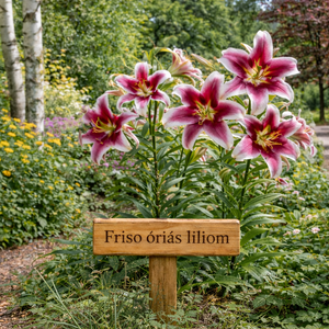 Faragott akác növénytábla � botanikus kert jelölő tábla, Otthon & Életmód, Ház & Kert, Névtábla, Famegmunkálás, Gravírozás, pirográfia, MESKA