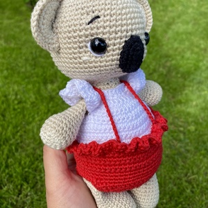 Horgolt koala maci - játék & sport - plüssállat & játékfigura - maci - Meska.hu