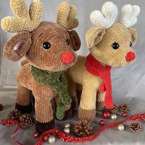Horgolt óriás rénszarvas - játék & sport - plüssállat & játékfigura - más figura - Meska.hu