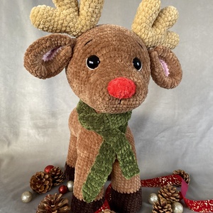 Horgolt óriás rénszarvas - játék & sport - plüssállat & játékfigura - más figura - Meska.hu