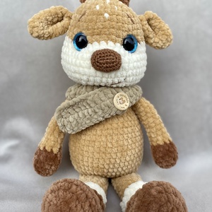 Horgolt rénszarvas, Játék & Sport, Plüssállat & Játékfigura, Más figura, Horgolás, MESKA