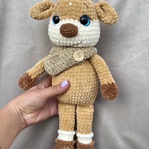 Horgolt rénszarvas - játék & sport - plüssállat & játékfigura - más figura - Meska.hu