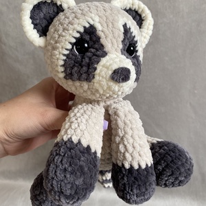 Horgolt mosómedve - játék & sport - plüssállat & játékfigura - maci - Meska.hu