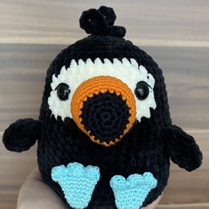 Horgolt tukán - játék & sport - plüssállat & játékfigura - madár - Meska.hu