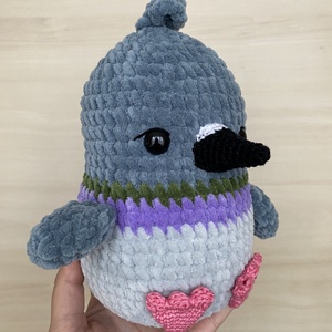 Horgolt galamb, Játék & Sport, Plüssállat & Játékfigura, Madár, Horgolás, MESKA