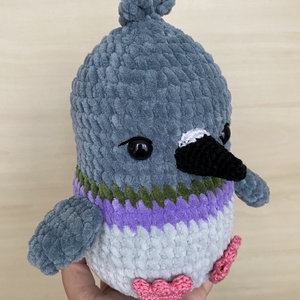 Horgolt galamb - játék & sport - plüssállat & játékfigura - madár - Meska.hu