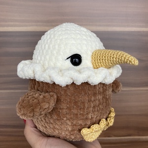 Horgolt sas, Játék & Sport, Plüssállat & Játékfigura, Madár, Horgolás, MESKA