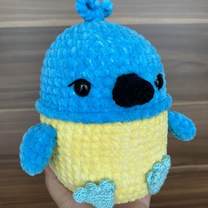 Horgolt cinege, Játék & Sport, Plüssállat & Játékfigura, Madár, Horgolás, MESKA