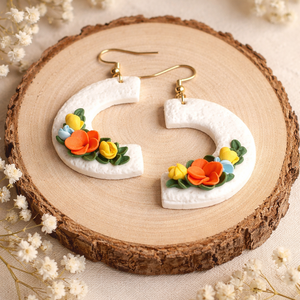 Sofia fülbevaló - Meska.hu