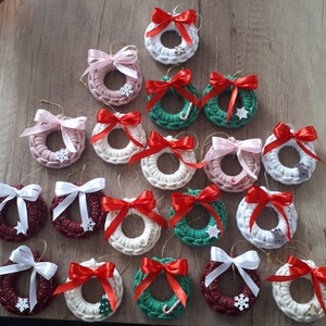 Horgolt karácsonyfa díszek , Karácsony, Karácsonyi lakásdekoráció, Karácsonyfadíszek, Horgolás, MESKA