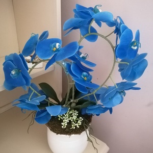 Orchidea asztaldísz - Meska.hu
