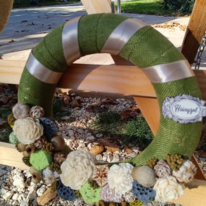 Kegyeleti sírdísz koszorú - Meska.hu