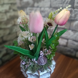 Tavaszi asztaldísz - Meska.hu