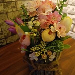 Bogis tavaszi asztaldísz - otthon & életmód - dekoráció - asztal és polc dekoráció - asztaldísz - Meska.hu