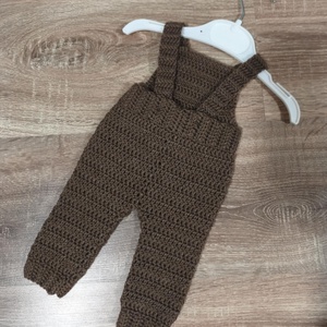 Horgolt kantáros nadrág  - baba - mama - babafotózás - szett újszülött fotózásra - Meska.hu