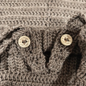 Horgolt kantáros nadrág  - baba - mama - babafotózás - szett újszülött fotózásra - Meska.hu