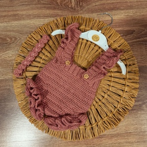 Horgolt pelenkatartó újszülhött fotózásra  - Meska.hu