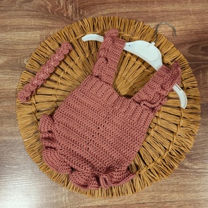 Horgolt pelenkatartó újszülhött fotózásra  - baba - mama - babafotózás - babafotózási kellékek - Meska.hu