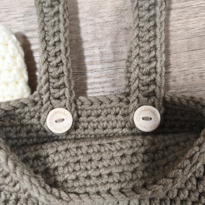 Horgolt pelenkatartó kiságyra - baba - mama - pelenkázó, babafürdető kellékek - pelenkatároló (kosár, fali) - Meska.hu