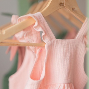 Kislány ruha -  rózsaszín - játék & sport - baba & babaház - játékbaba, babakellék - Meska.hu