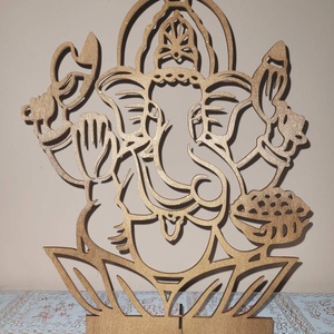 Ganesha fa asztali dísz   - otthon & életmód - dekoráció - asztal és polc dekoráció - asztaldísz - Meska.hu
