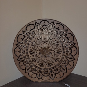 Mandala mintás led lámpa  - otthon & életmód - lámpa - állólámpa - Meska.hu