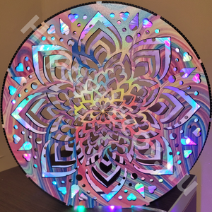 Mandala mintás led lámpa  - otthon & életmód - lámpa - állólámpa - Meska.hu