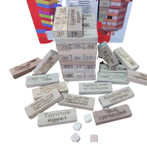 Felnőtt jenga pároknak  - játék & sport - építőjáték - Meska.hu