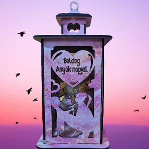Anyák nap lámpás  - otthon & életmód - lámpa - állólámpa - Meska.hu